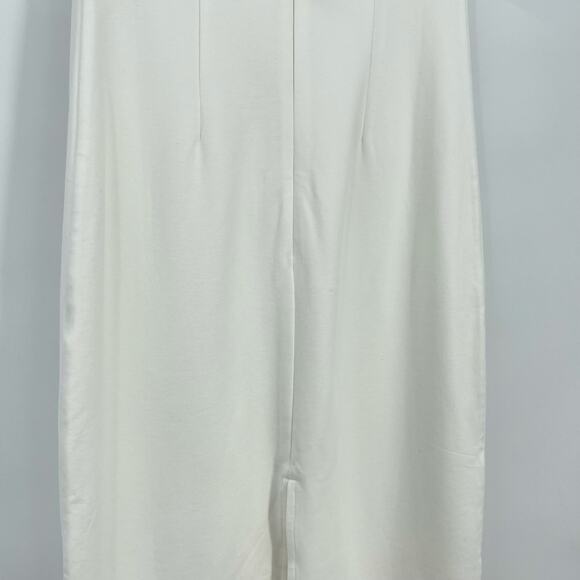 Lovers and Friends | Galleria Gown in White Off Shoulder Ponte Maxi Dress M - Picture 14 of 16